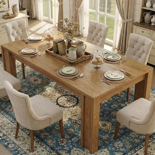 Long dining table for 6 - for, 6-8